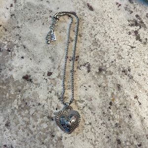 Never worn Brighton heart necklace